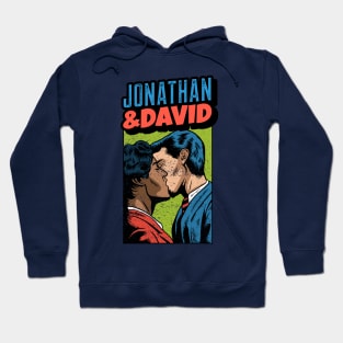 Jonathan & David - The Gayest Biblical Couple - Jewish Humor Hoodie